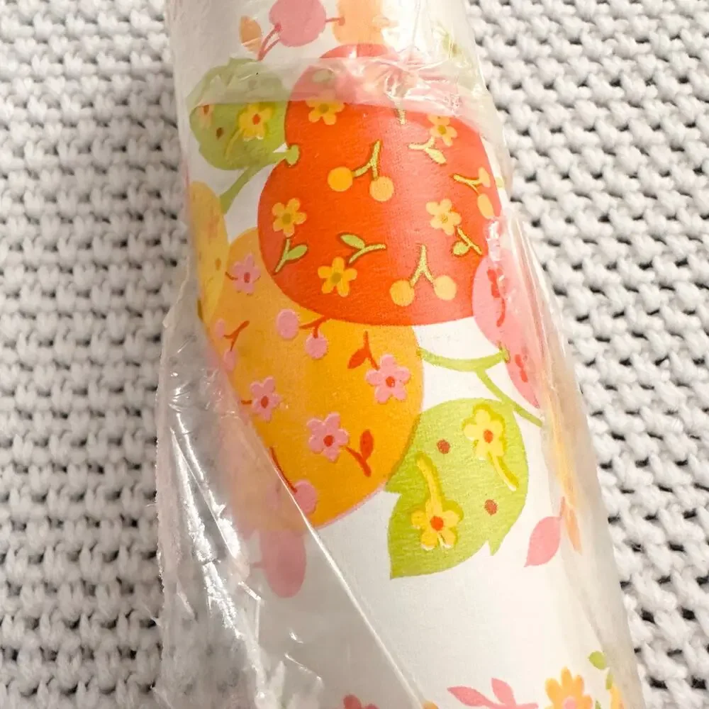 Sherwin Williams Vintage Mod MCM Floral Print Fruit Wallpaper Kitchen New Roll